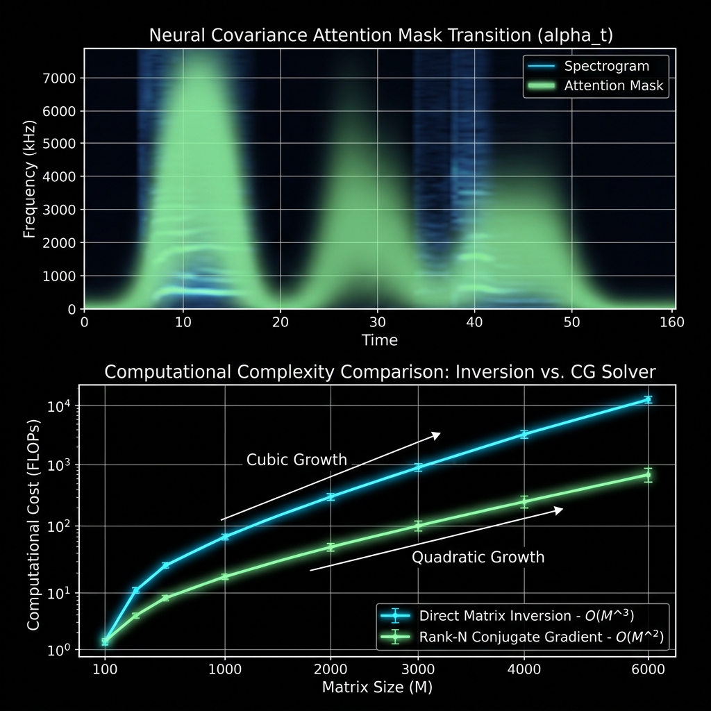 Neural Covariance Attention Mask & Computational Complexity Benchmark